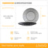 Prism Outdoor Dinner Plates Set of 4 - Smoke Grey
